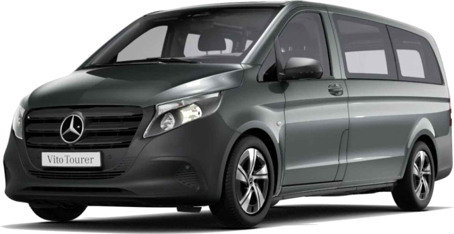 Vehiculo Mercedes de lujo para traslados privados